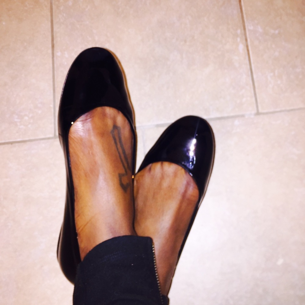 PHILIPP PLEIN patent leather flats